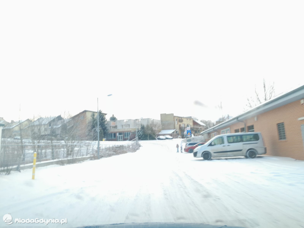 Białe, zasypane Chojnice na początku stycznia 2026