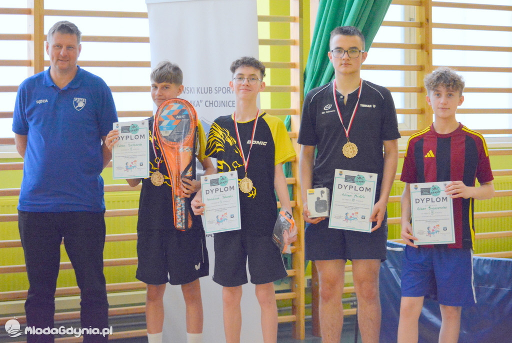 XXV Regionalny Turniej Tenisa Stołowego „Bawmy się razem” w Chojnicach