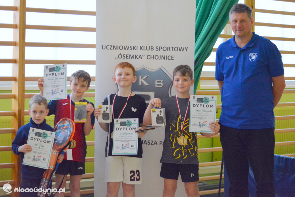 XXV Regionalny Turniej Tenisa Stołowego „Bawmy się razem” w Chojnicach