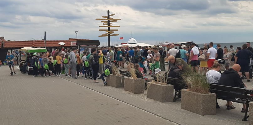 Awantura przed Fokarium. Chaos i ogromne kolejki