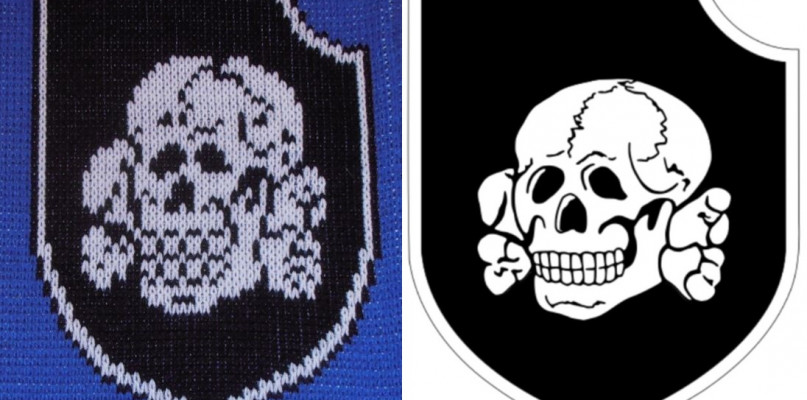 Muzeum Stutthof potwierdza! Czaszka na szaliku to symbol zbrodniarzy