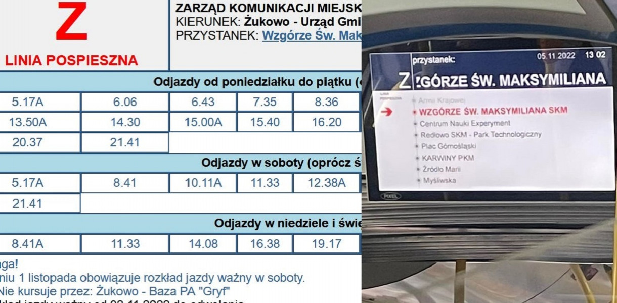 Zetka spóźnia się notorycznie! Czy powinien zmienić się rozkład kursów?