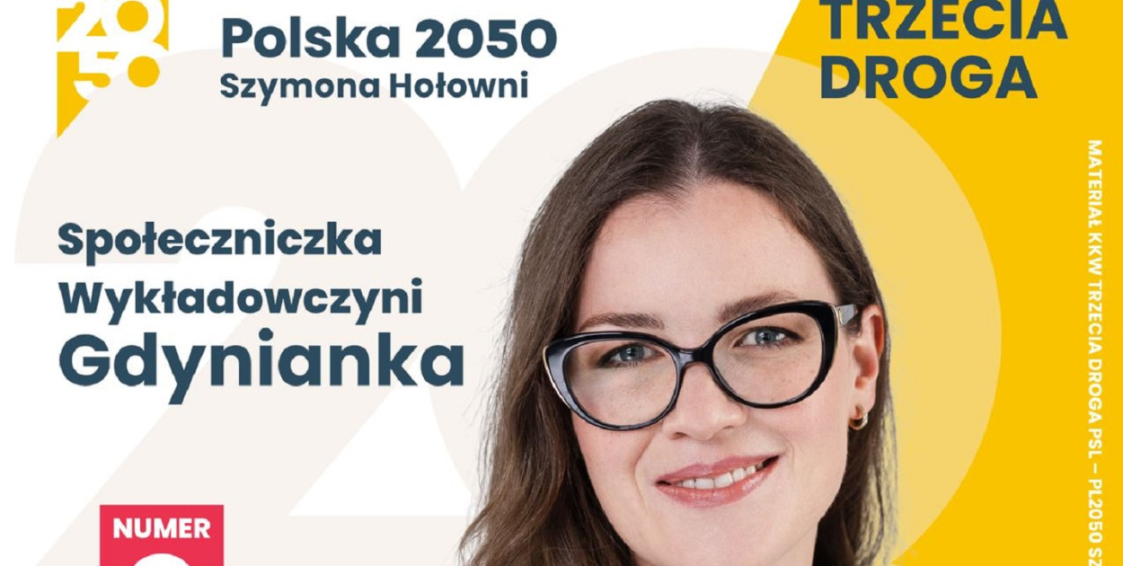 Wioleta Tomczak “trójką” na listach Trzeciej Drogi w wyborach do Sejmu w okręgu nr