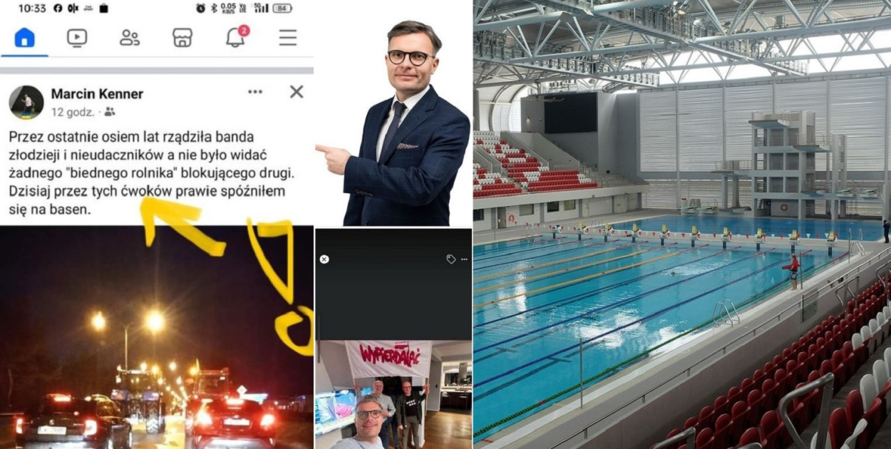 Kenner: „przez tych ćwoków prawie spóźniłem się na basen”, czyli kandydat PO o  