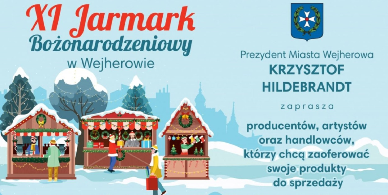 Zostań wystawcą XI Jarmarku Bożonarodzeniowego w Wejherowie