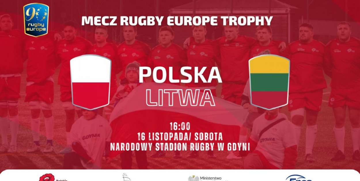 Polscy rugbiści zagrają z Litwą w Gdyni