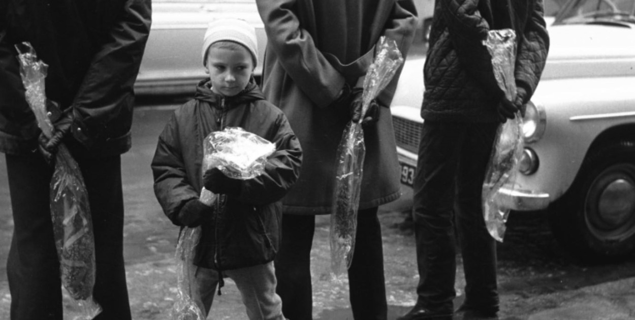 Dzień kobiet 8 marca 1967 r. w Warszawie, fot. PAP/Zbigniew Matuszewski