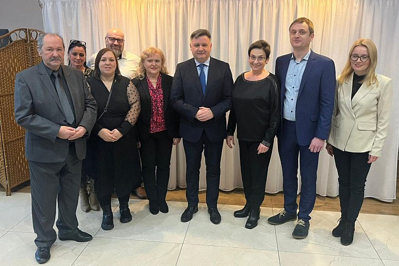 Spotkanie wigilijne w Człuchowie z udziałem posła Michała Kowalskiego