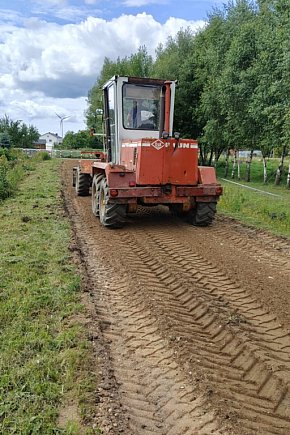 Naprawa dróg w Nadziejewie po interwenci radnego Jerzego Terechowa-11149