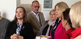 Senator Anna Górska otworzyła biuro z Kartuzach
