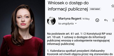 Martyna Regent: miał być jawny kalendarz spotkań prezydentki Gdyni-63567