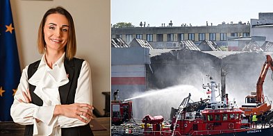 Wojewoda pomorska po pożarze hali w Gdańsku: nie ma środowiskowych zagrożeń -64957