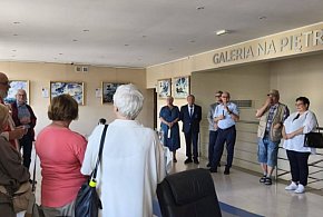 Wernisaż wystawy malarstwa Tadeusza Trockiego w Galerii na Piętrze -75726