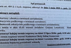 W lipcu przesłuchiwany ma być radny Okrój i była wiceburmistrz Grzeszczuk