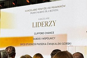 Kancelaria Dubois i Wspólnicy nr 1 w Polsce. Reprezentuje przedsiębiorcę z...