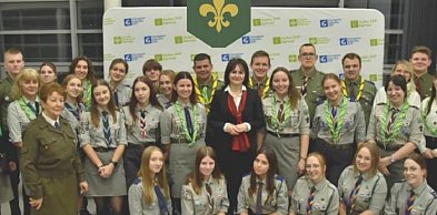 Burmistrz Zmudzińska na Dzień Myśli Braterskiej