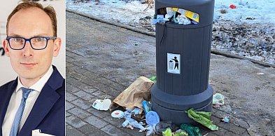 Ubych: kosze były przepełnione (nieopróżniane)