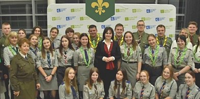 Burmistrz Zmudzińska na Dzień Myśli Braterskiej