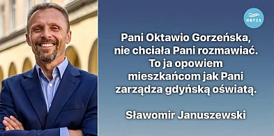 Januszewski zaprasza na profil Bryzy. Sprawa dotyczy SP 52
