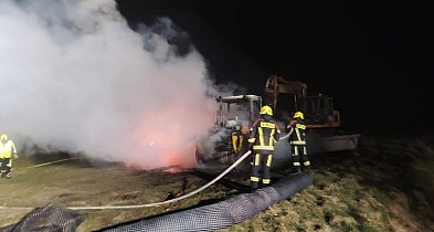 Policja sprawdza okoliczności pożaru maszyn w Słajszewie przy budowie Elektrowni
