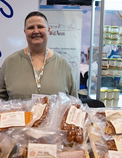 Jej łosoś wędzony to prawdziwa petarda, a biała kiełbasa na Wielkanoc też ma fanów