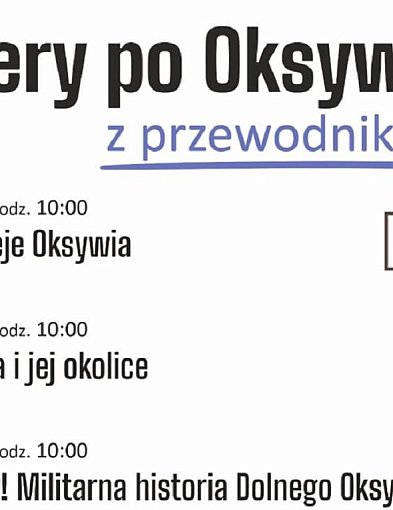 Spacery po Oksywiu z przewodnikiem. Poznaj historię dzielnicy!