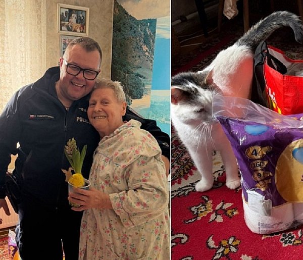 Dzielnicowy z Komisariatu Policji na Oksywiu w Gdyni zorganizował zbiórkę dla...