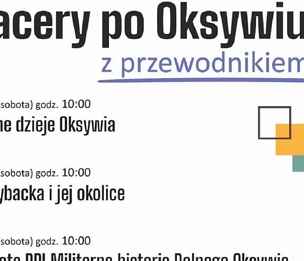 Spacery po Oksywiu z przewodnikiem. Poznaj historię dzielnicy!