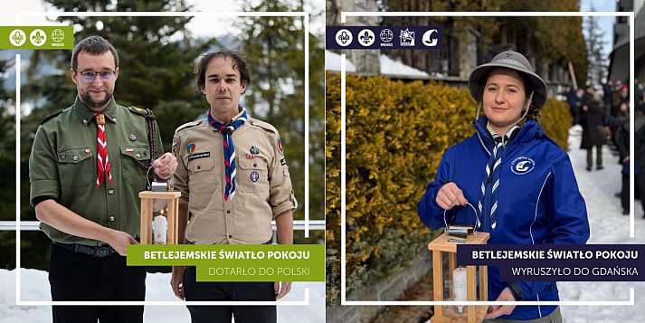 Harcerze przejęli Betlejemskie Światło Pokoju. Na Pomorzu przekażą 13 grudnia w Gdańsku