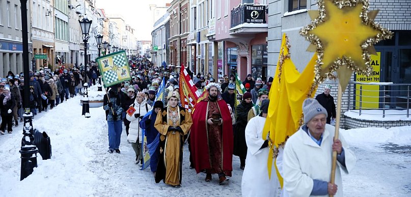 Orszak Trzech Króli przeszedł ulicami Wejherowa