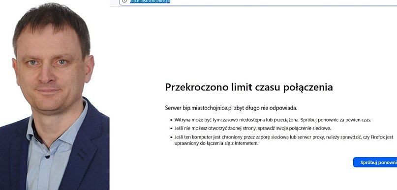 Gruchała: BIP Miasta Chojnice zamarzł