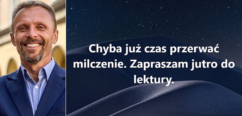 Januszewski przerywa milczenie