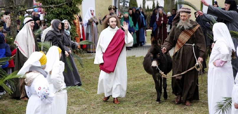 Inscenizacja Wjazdu Jezusa do Jerozolimy