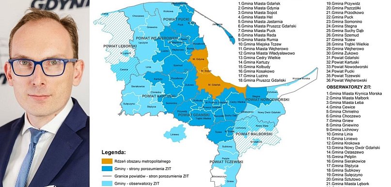 Ubych: rząd przyjął projekt ustawy o związku metropolitalnym w woj. pomorskim