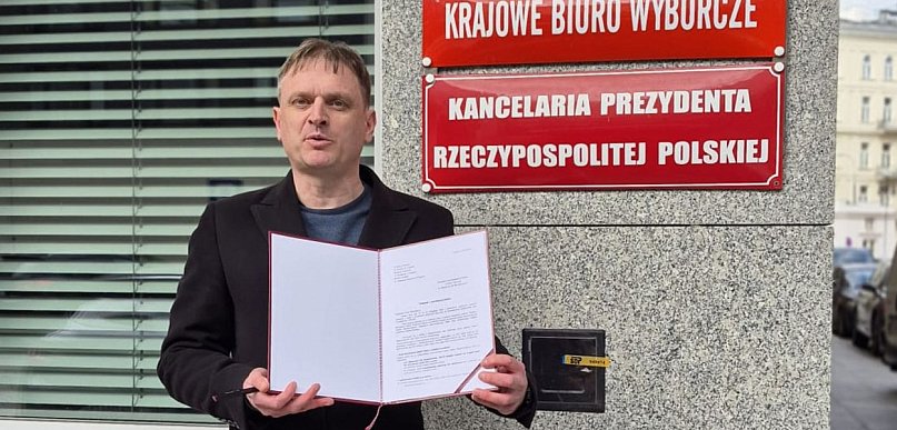 Michał Gruchała w Kancelarii Prezydenta RP złożył wniosek o nowelizację ustawy