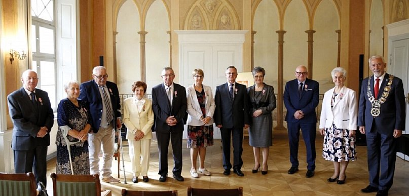 Medale Róży dla 5 wejherowskich par
