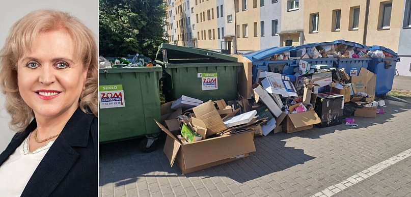 Dalecka: widzę, że problem śmieci na osiedlach to niekończący się dramat!