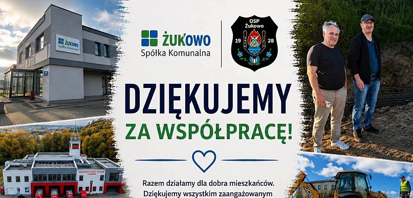 Dziękują strażakom za pomoc przy awarii spowodowanej przez wykonawcę modernizacji