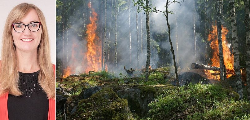 Kurecka sprawdzała przygotowanie straży pożarnej do akcji ratowniczych