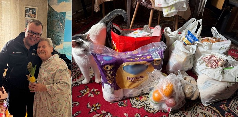 Dzielnicowy z Komisariatu Policji na Oksywiu w Gdyni zorganizował zbiórkę dla...