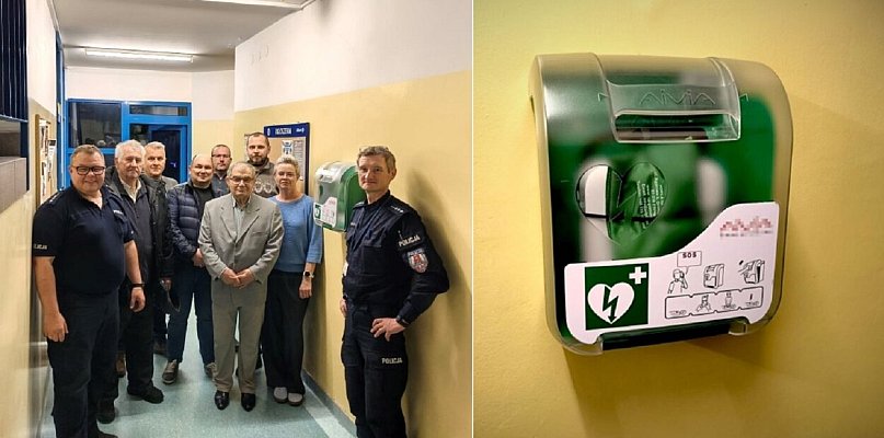 AED na komisariacie Policji w Gdyni Oksywie