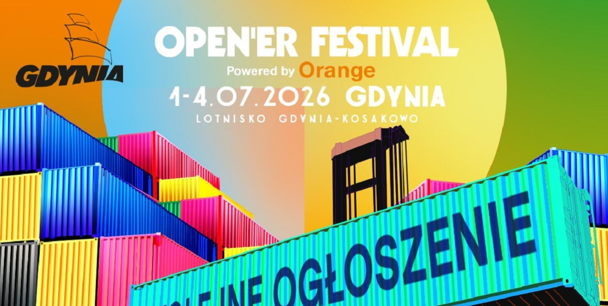 Grafika organizatora Open'er Festival powered by Orange