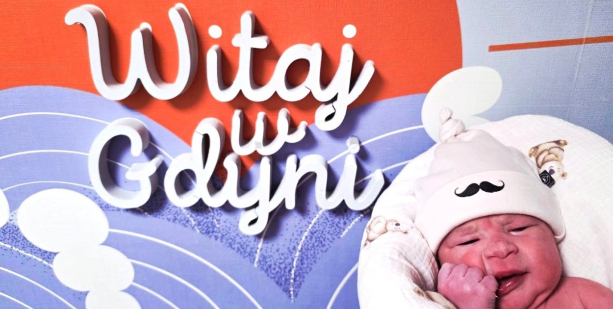 Szymon urodził się 1 stycznia 2026 roku o godz. 00:15 w Gdyni (fot. Szpitale Pomorskie)