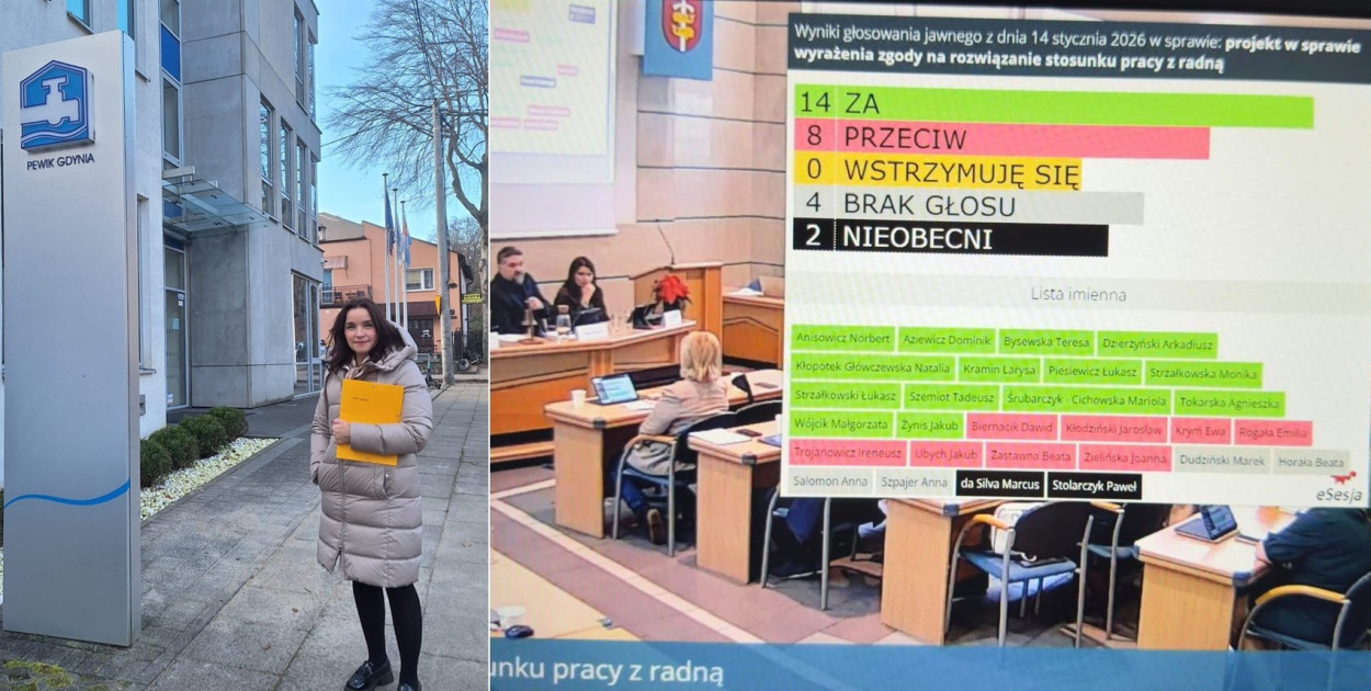 Zarząd PEWIKu dostał zgodę Rady Miasta Gdyni na zwolnienie radnej Anny Szpajer