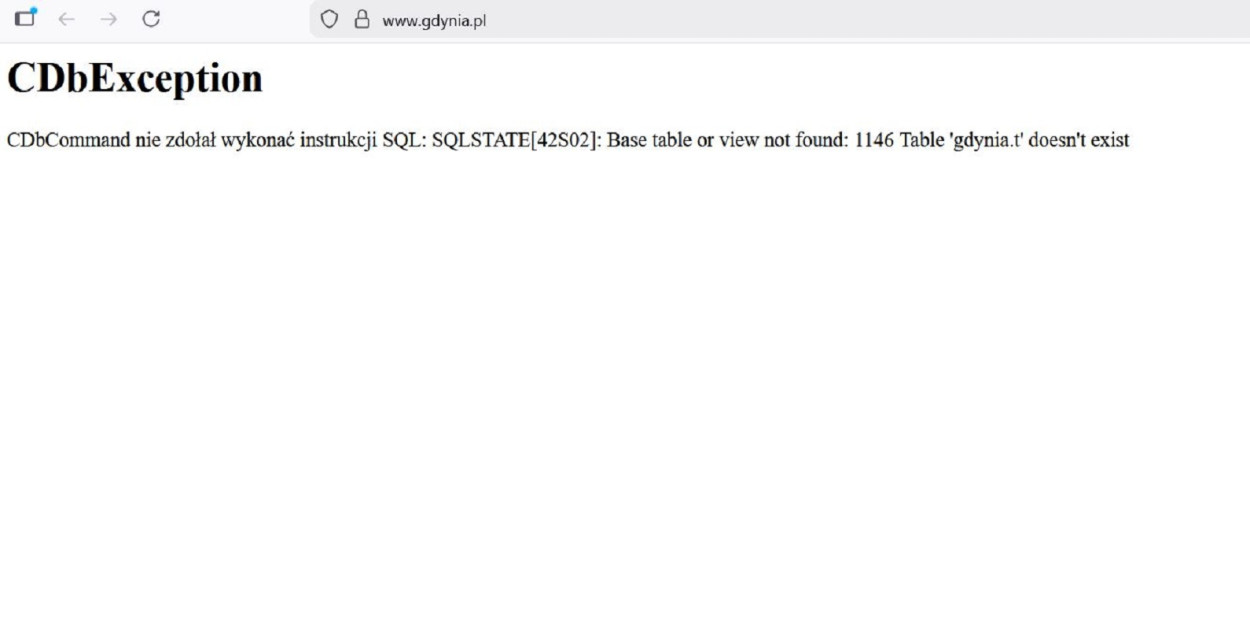 Gdynia przestała działać...