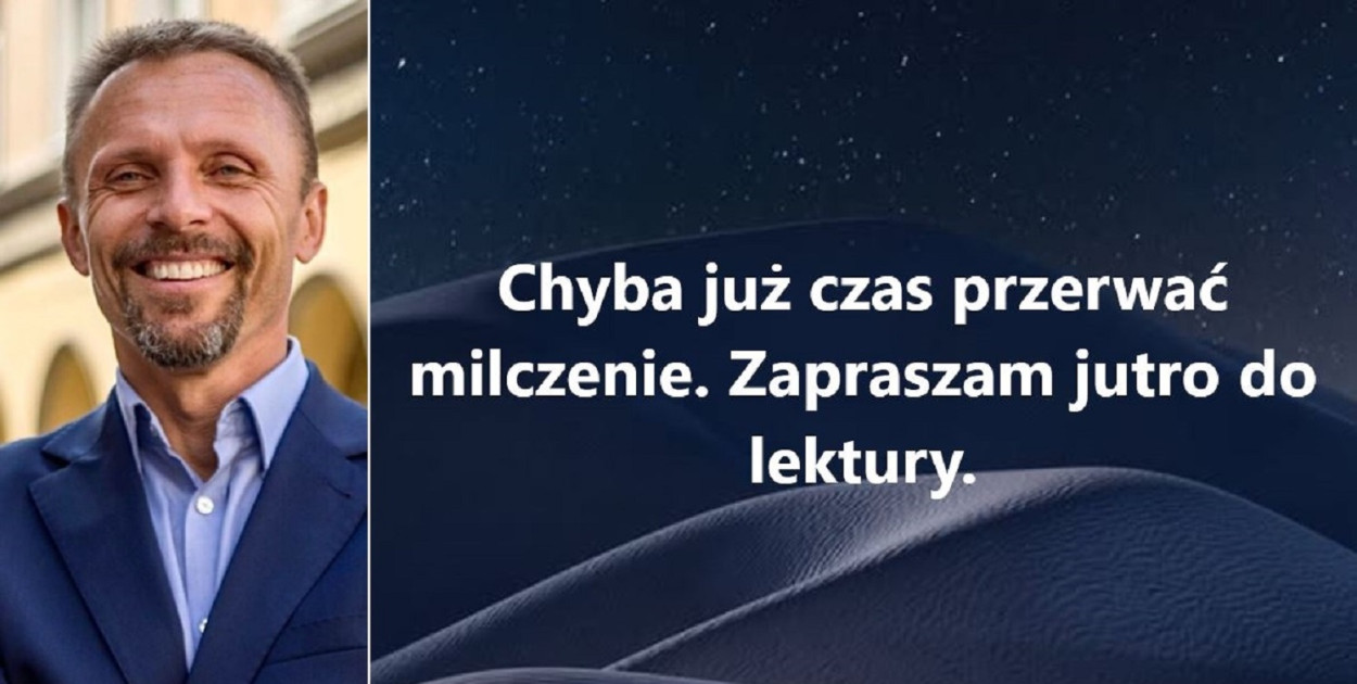 Januszewski przerywa milczenie