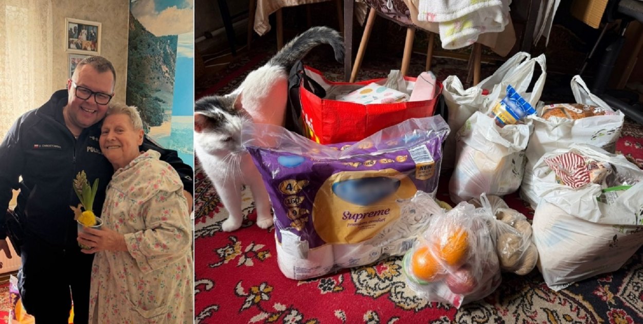 Dzielnicowy z Komisariatu Policji na Oksywiu w Gdyni zorganizował zbiórkę dla...