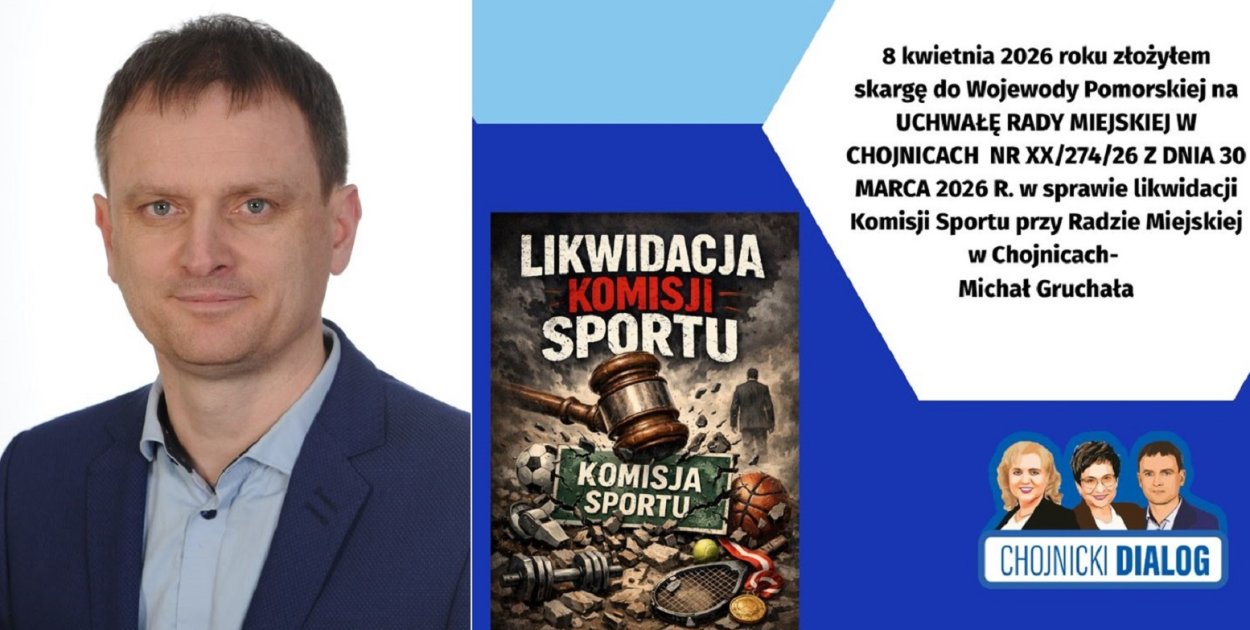 Gruchała: podjąłem działania w sprawie likwidacji komisji sportu