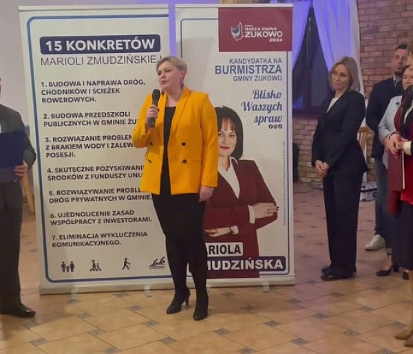 Karolina Redzimska - kandydatka Naszej Gminy Żukowo 2024 do Rady Miejskiej