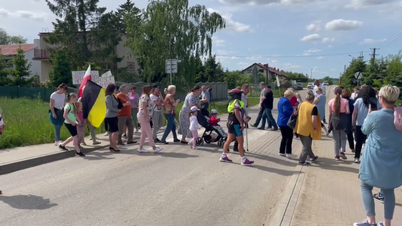 \"Burmistrz nas oszukał!\" - protest w Otominie - 29 maja 2023